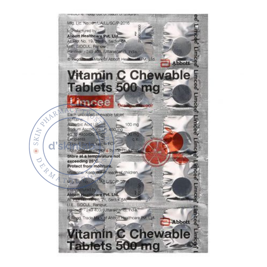 Limcee Vitamin C Chewable Tablet | 15 Tablets