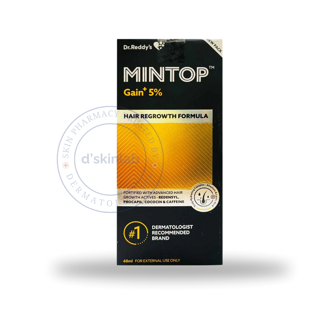 Mintop Gain 5 + | Hair Regrowth Formula | 60 gm