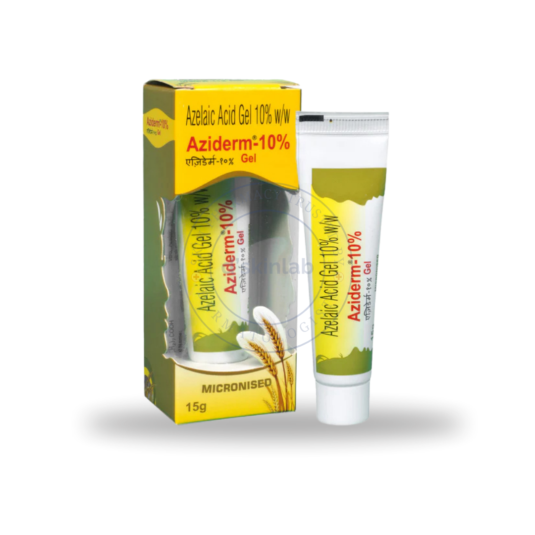 Aziderm 10% Gel | Acne Treatment Gel | 15gm