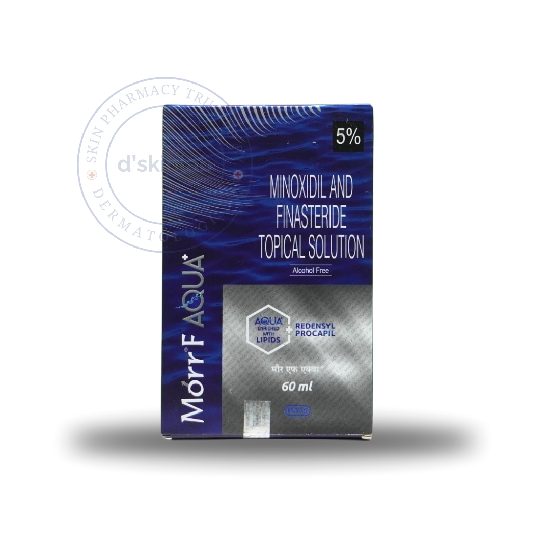 Morr F Aqua+ 5% Solution | Alcohol Free | 60 ml