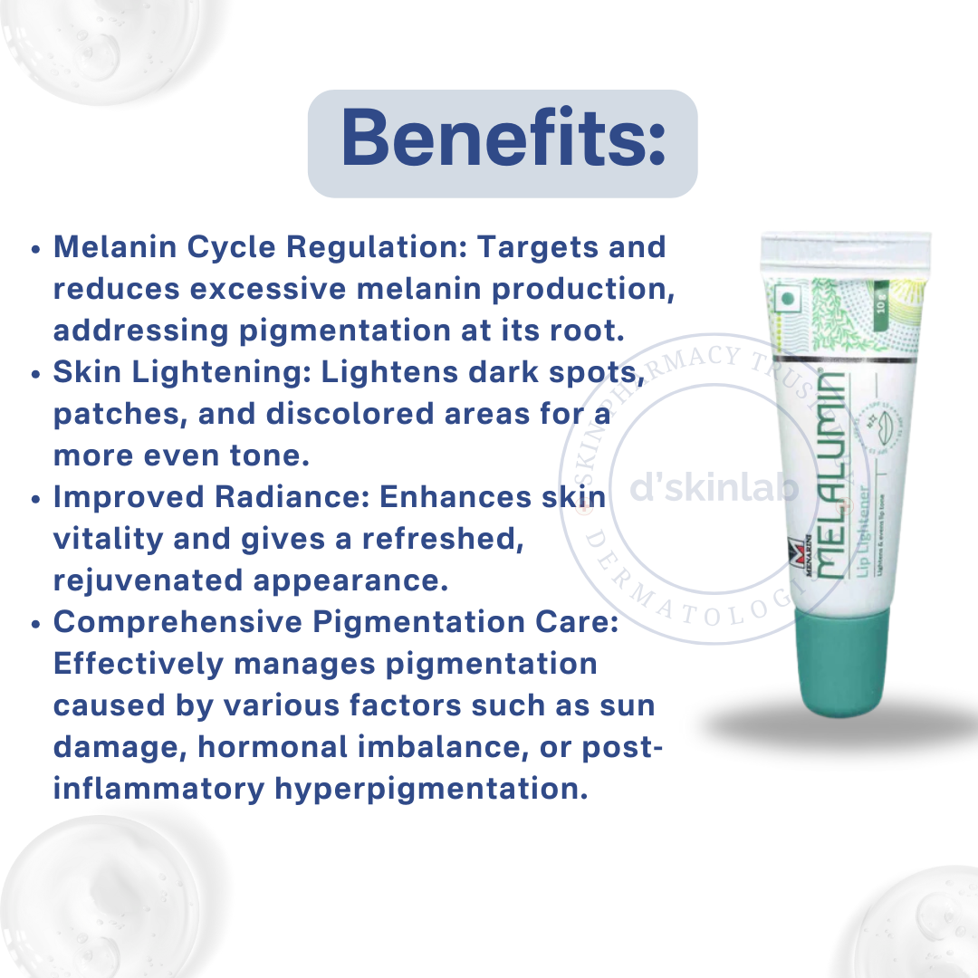 Melalumin Lip Lightener | SPF 15 | 10 gm