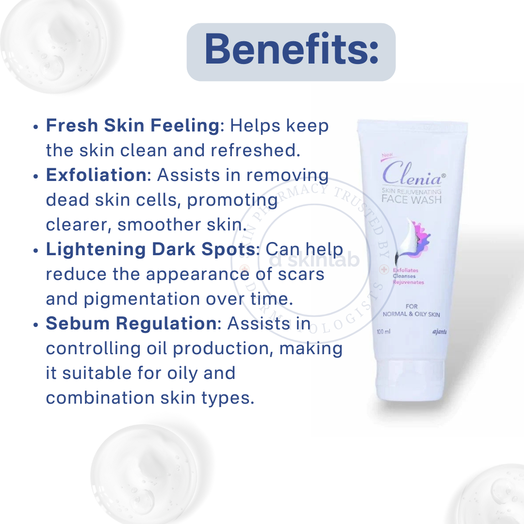 Clenia Skin Rejuvenating Face Wash | 100 ml