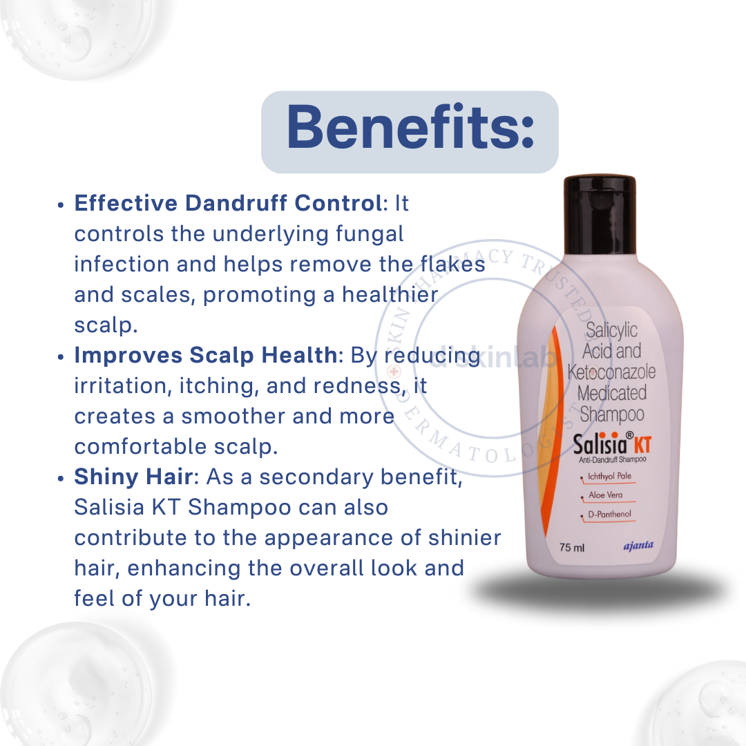 Salisia KT Shampoo | 75 ml | Anti Dandruff