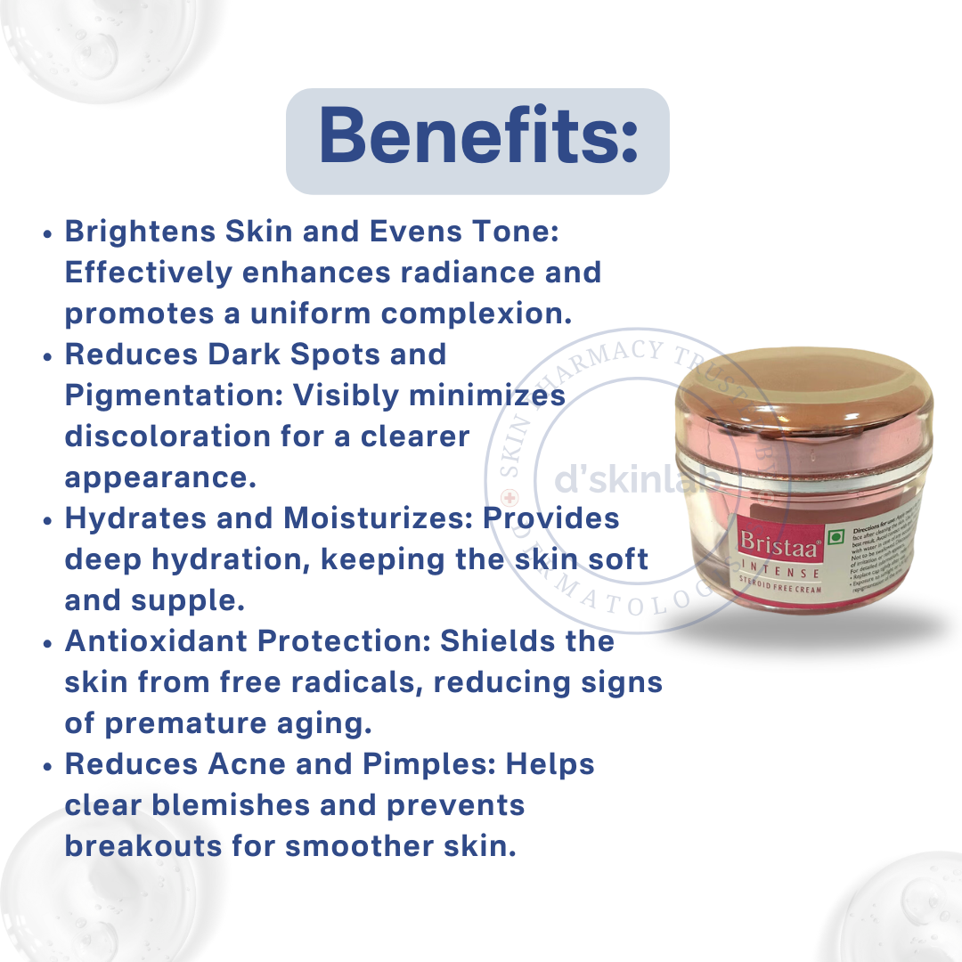 Bristaa Intense Steroid-Free Cream | 20 gm