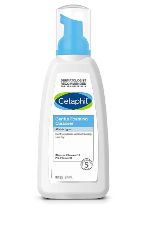 Cetaphil Gentle Foaming Cleanser with Glycerin & Vitamin E | 236ml