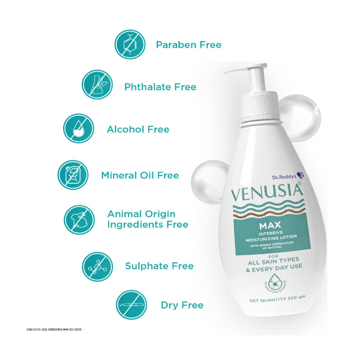 Venusia Max Intensive Moisturizing Lotion | 300gm