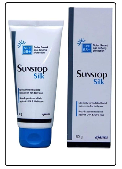 Sunstop SPF 58+ Silk Sunscreen | 60gm