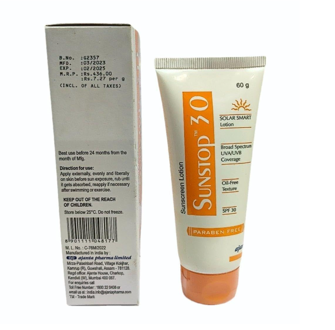 Sunstop Spf 30 Sunscreen | 60gm