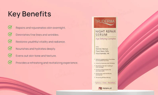 Truderma Regen Night Repair Serum | 30ml