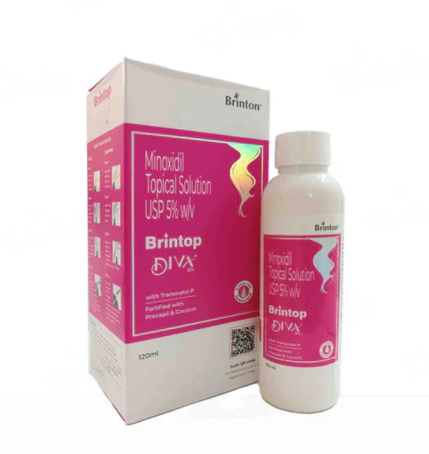 Brintop Diva 5% Topical Solution | 120ml