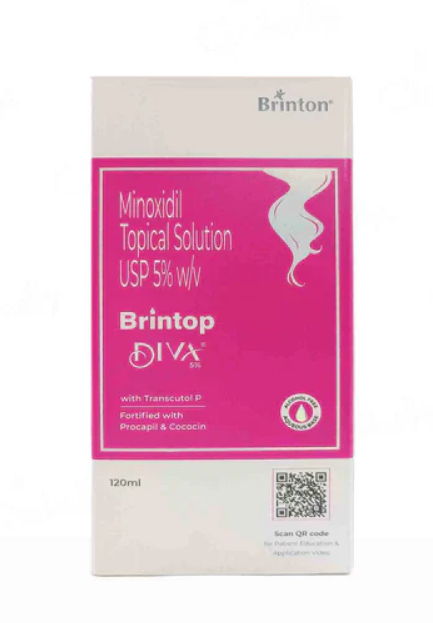 Brintop Diva 5% Topical Solution | 120ml