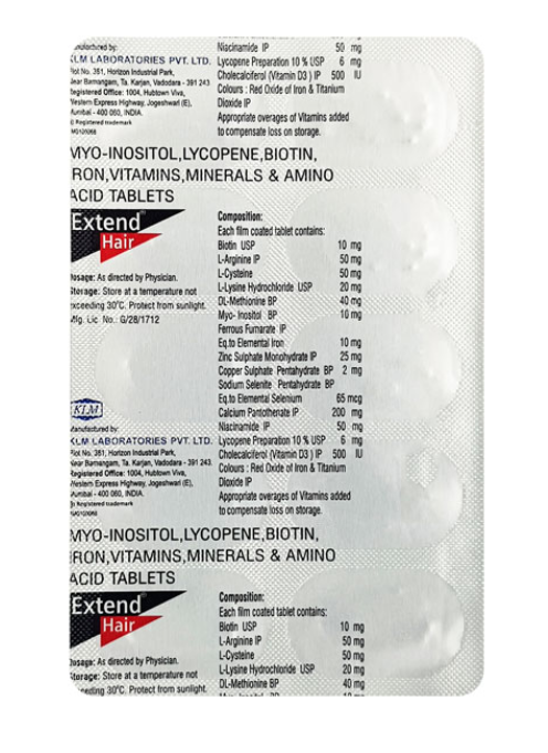 Extend Hair Tablet | 10 tabs