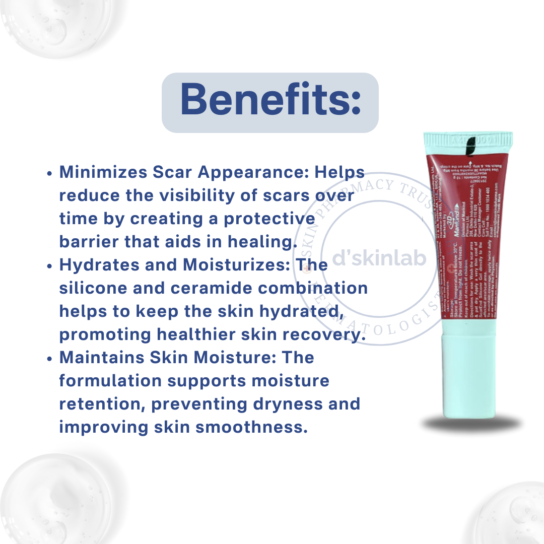 ScarEnd Silicone Gel with Ceramides & Peptides | 10 gm
