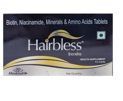 Hairbless Tablet with Vitamins | 10 tabs